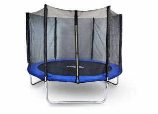 ბატუტი StartLine Fitness 10 ფუტი (305 სმ) შიდა ბადით, კიბით და ხელის მოსაკიდით